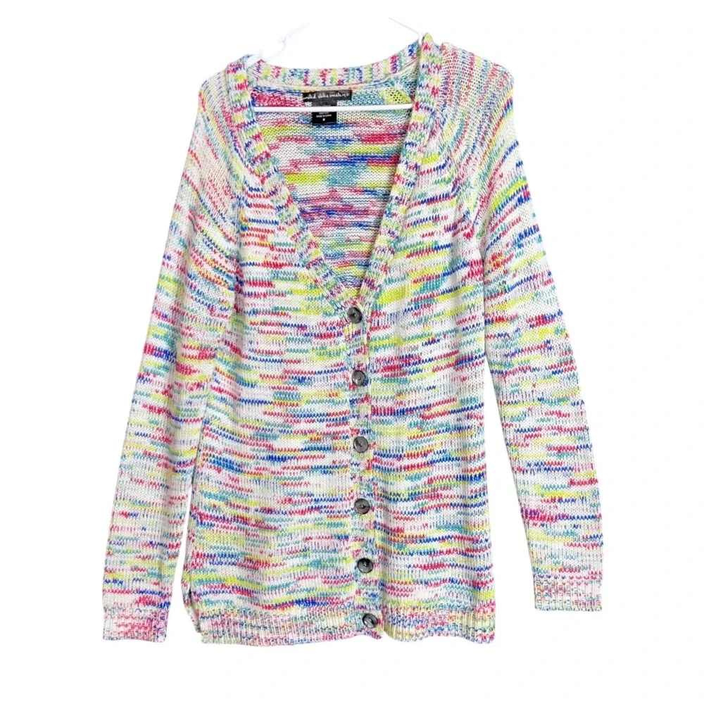 United States Sweaters Multicolor Knit‎ Cardigan Sweater Womens Medium Boho Cozy